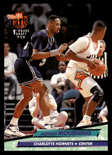 1992-93 Fleer Ultra Alonzo Mourning #193 Charlotte Hornets  Rookie NBA