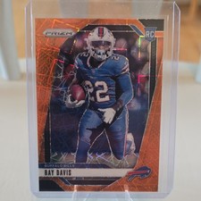Panini 2024 Prizm Laser Ray Davis RC Rookie #382 Buffalo Bills NFL Card. rookie card picture