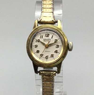 Vintage ladies Gruen Precision Mechanical self wind watch s-l400.jpg main image 4