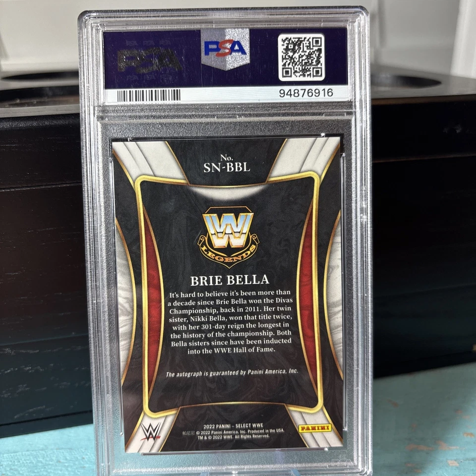 2022 Panini Select WWE Signature Selections Brie Bella PSA 10 - Image 2 of 2