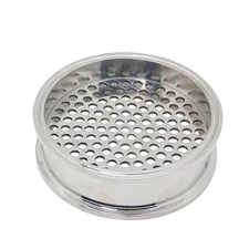 SS304 Tri-Clamp Spool Welded Filter Plate Sanitary 6mm Holes 1.5"-6" Homebrew