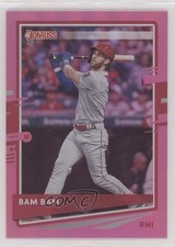 2020 Panini Donruss Nickname Variation Holo Pink Bryce Harper (Bam Bam) #193 0b3