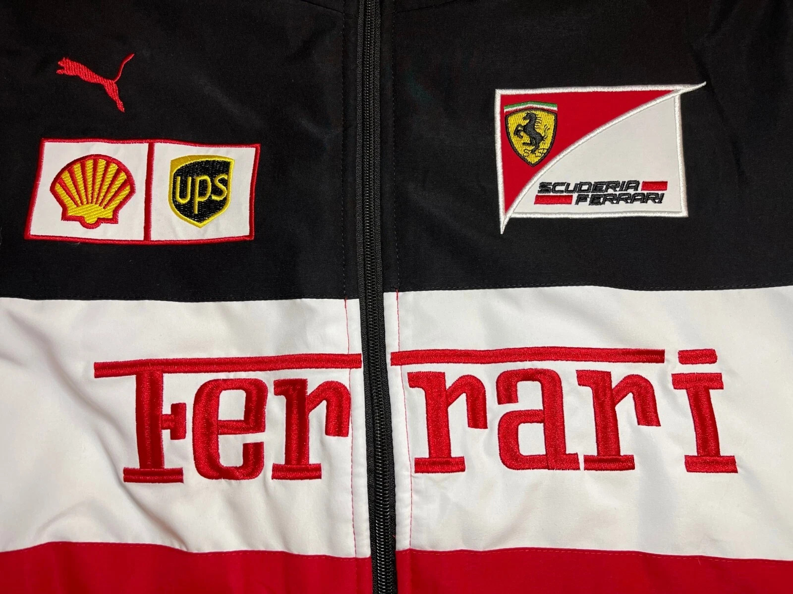 2025 New Vintage Ferrari F1 Jacket | Embroidered patches - Unisex ...