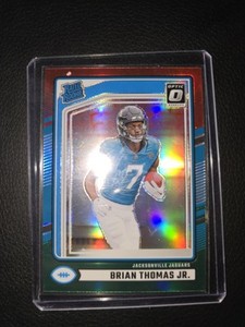 Brian Thomas Jr. 2024 Donruss #313 Optic Preview - Pink Brian Thomas Jr. 2024 Donruss #313 Optic Preview - Pink