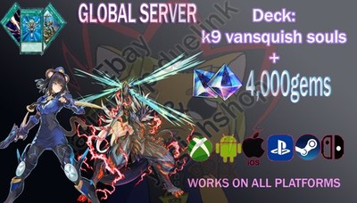 Master duel yugioh - k9 vanquish souls + 4kgems