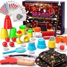 Magic Kit for Kids 6-8-10-12, 98 Magic Tricks Set for Kids with Magician Cost...