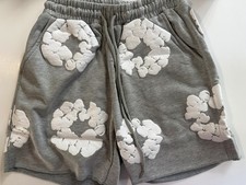 Denim Tears Cotton Wreath Shorts Grey Men s Size Small NWT