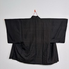 Japanese Silk Kimono Haori Jacket Samurai Vintage Unisex Traditional Robe