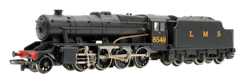 HORNBY R315 "SPUR OO" LMS SCHWARZ CLASS 8F 8549 TENDERANTRIEB DAMPFLOKOMOTIVE | Zustand: Used