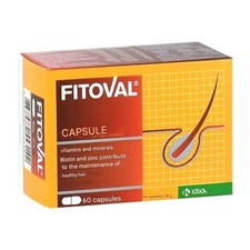 Fitoval KRKA Alopezie Haarausfall Behandlung x 60 Kapseln 