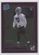 2021 Panini Donruss Rated Rookie Season Stat Line 496/500 Alex Leatherwood 0q0x