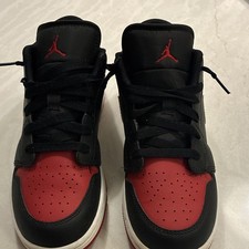 Jordan Air Jordan 1 Low Black/Red/White Unisex Kids US 6Y MPN 553560-066