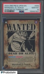 Marshall D. Teach OP09-093 Emperors in the New World Super Rare