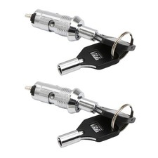 12mm Stainless Steel Lock with 2 Keys Nut for Vending Machine Security