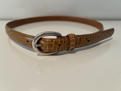 Lauren Ralph Lauren RLL Snakeskin Belt Italian Leather  display picture 1