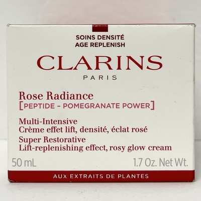 Clarins Rose Radiance Lift Replenishing Rosy Glow Cream For All Skin Types 50ml