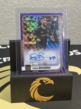 Denis Bouanga Purple Refractor wave Auto /75 2025 Topps Chrome MLS LAFC