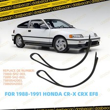 2pcs Rh Lh Window Glass Molding 73810-sh2-003 For Honda Cr-x Crx Ef8 1988-1991 2pcs Rh Lh Window Glass Molding 73810-sh2-003 For Honda Cr-x Crx Ef8 1988-1991