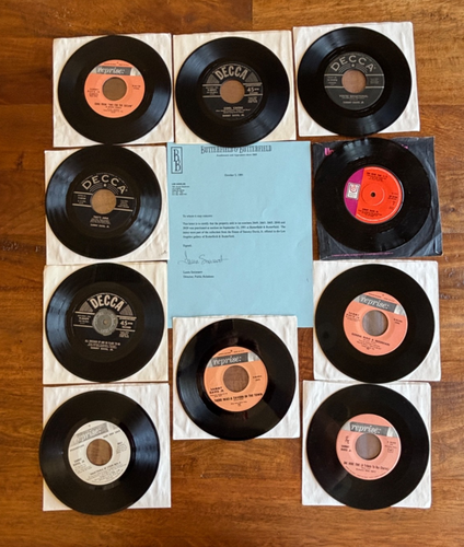 Sammy Davis Jr. 45 RPM Lot (10) owned by Sammy Davis Jr. w/ COA all Near Mint - Imagen 7 de 11