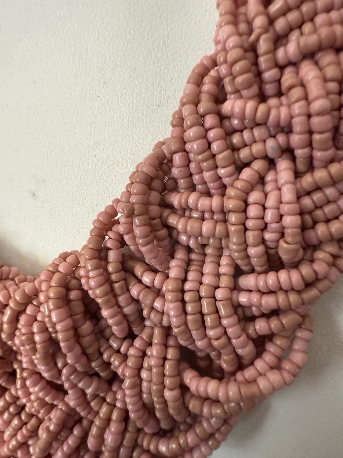 Braided Beaded Statement Necklace Womens Adjustab… - image 3