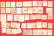 WORLDWIDE Perfin Stamps /TASMANIA, VICTORIA, NATAL ONE SHILLING, ROMANIA😊 8