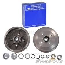 ATE 2x BREMSTROMMEL Ø203 MIT RADLAGER HINTEN FÜR PEUGEOT 206 SW KOMBI BJ 04-07