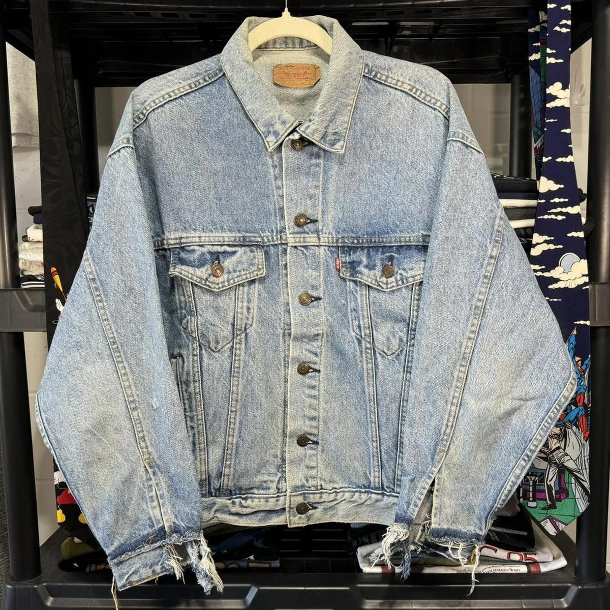 vintage mens levi jean jacket products for sale | eBay