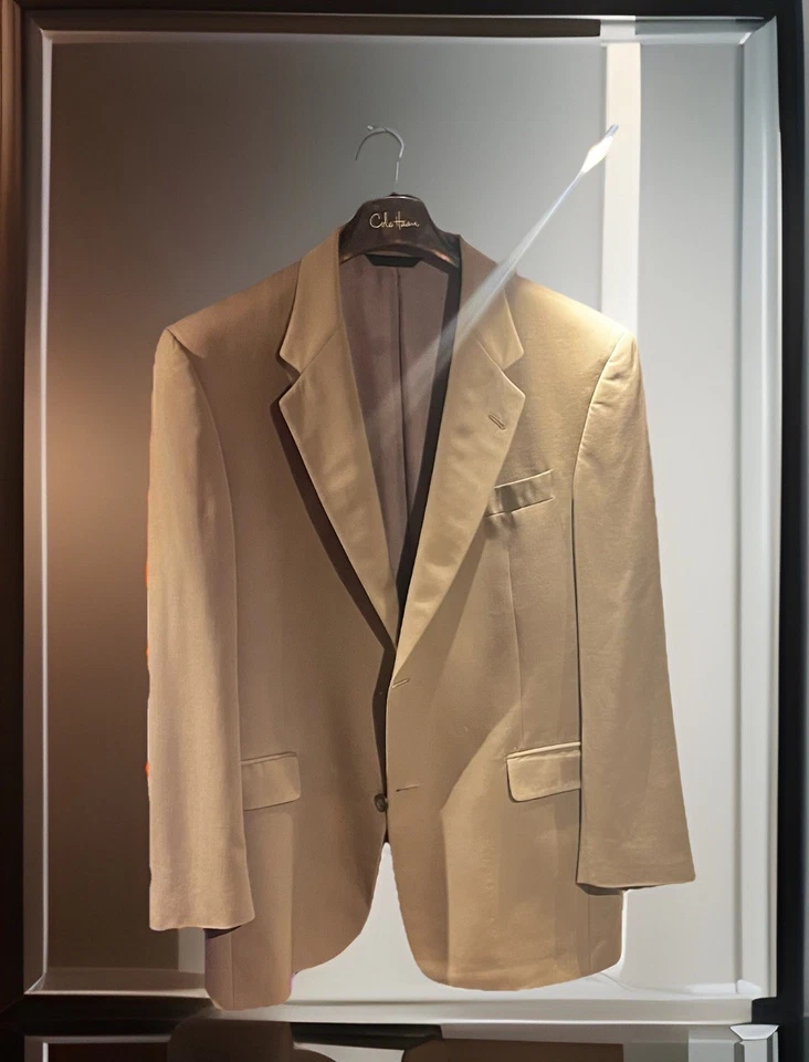 Blazer británico ligero 41R deportivo/chaqueta de traje vintage de Burberry para hombre usado en excelente estado Foto 3 de 4