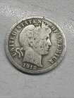 1912 Barber Liberty Head Dime 90% silver Actual coin