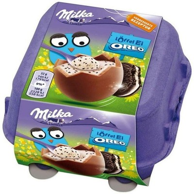 Milka Spoon EGG Loeffel Ei Oreo 4 Eggs Imported From Germany 