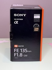 Sony FE 135mm f/1.8 GM Telephoto Lens - NEW IN THE BOX 