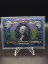 2025 Cardsmiths Currency Series 5 1907 $20 Gold Certificate BLUE TOPAZ Gem /199