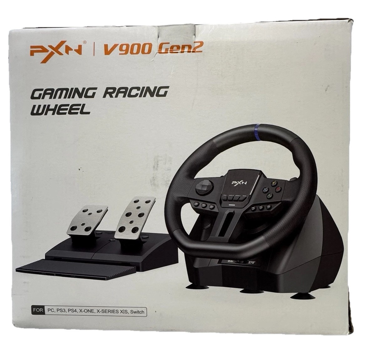 PXN V900 Gen2 Racing Wheel Steering Wheel With Pedals PS3