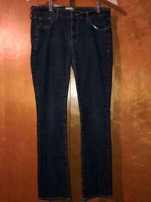 Heart stitch denim navy blue パンツ Heart stitch denim andmary
