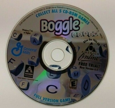 Boggle CD-ROM Computer Game  