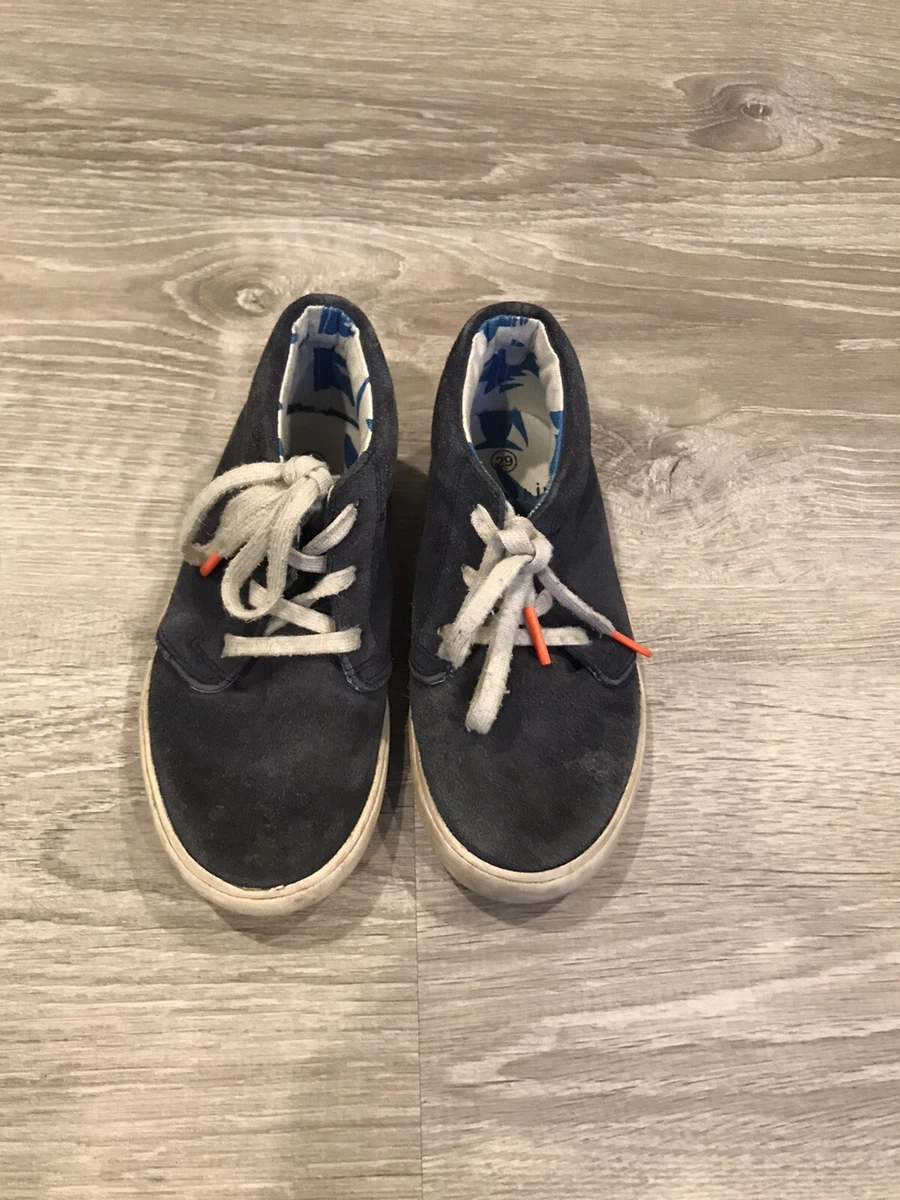 Mini BODEN shoes boys Suede Leather size 11.5 US Blue