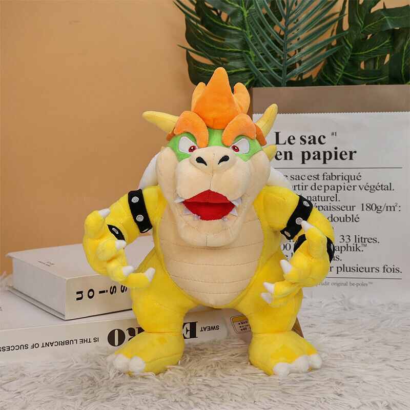 12 pouces Super Mario Bros jouets grande peluche bowser debout poupée en  peluche