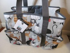 Geckobrands 8 Pocket Utility Tote, Cats
