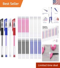 Premium Heat Erasable Fabric Pens with 28 Refills - Perfect for Sewing Projects