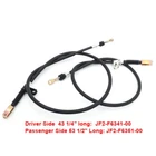 2pcs Rear Brake Cables Set for Yamaha Golf Cart G8 G14 G16 G19 G20 Gas Electric