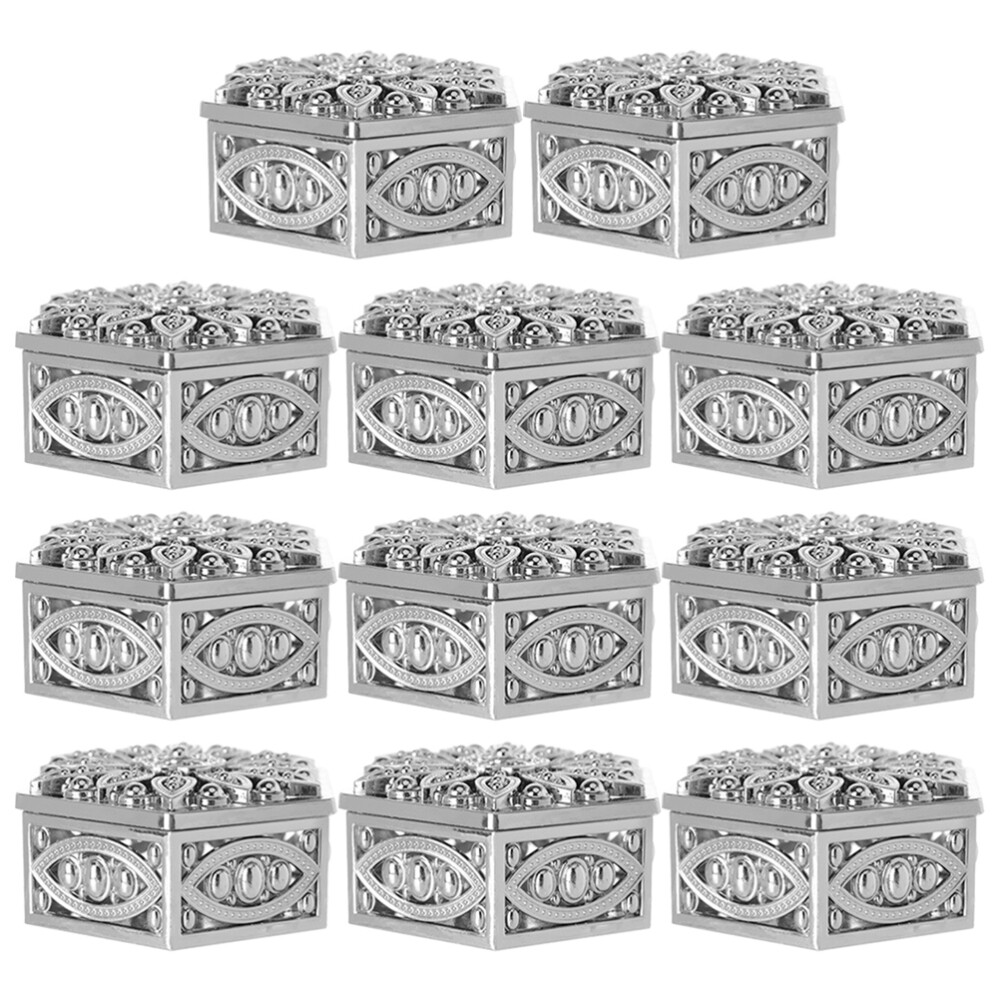 12pcs European Candy Box Hexagonal Shape Gift Wrapping Box Jewelry