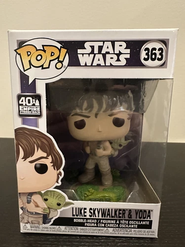 Funko POP! Luke Skywalker with Yoda Star Wars 40th Anniversary #363 w/ Protector