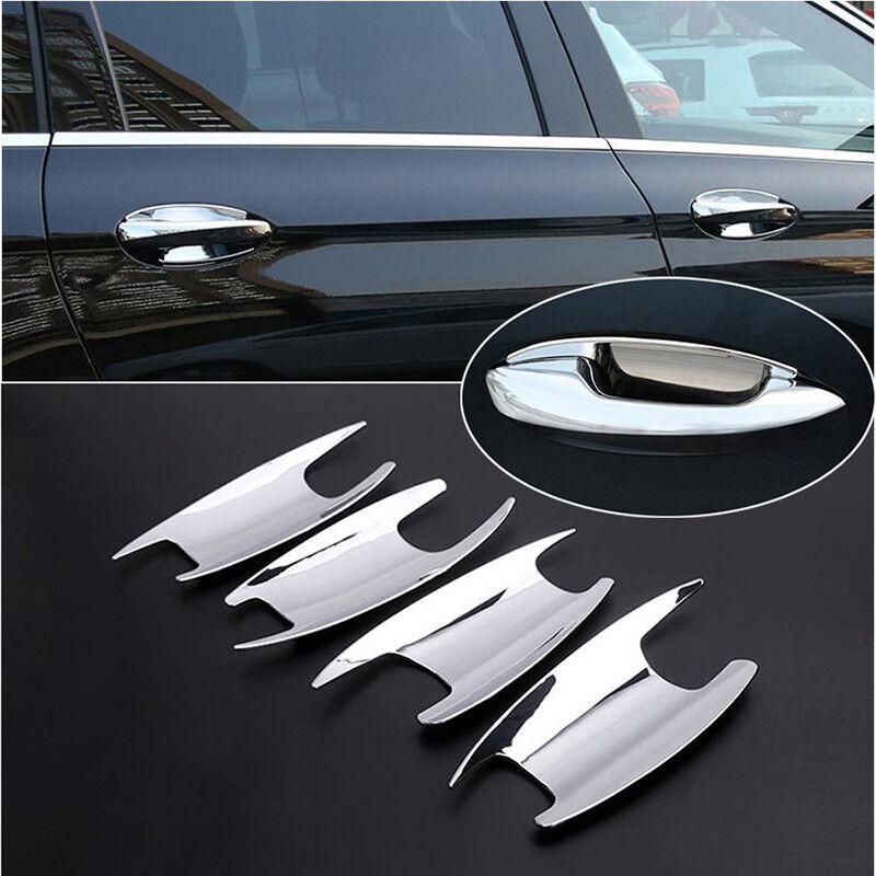 Chrome Door Handle Cup Bowl Cover Trim For Mercedes-Benz C E GLC CLASS W205 W213