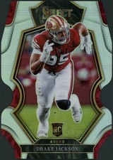 2022 Panini Select Drake Jackson Silver Die-Cut Prizm Card #188