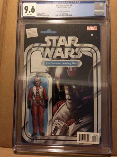 Star Wars: Poe Dameron #1 CGC 9.6 Action Figure Variant Cover 