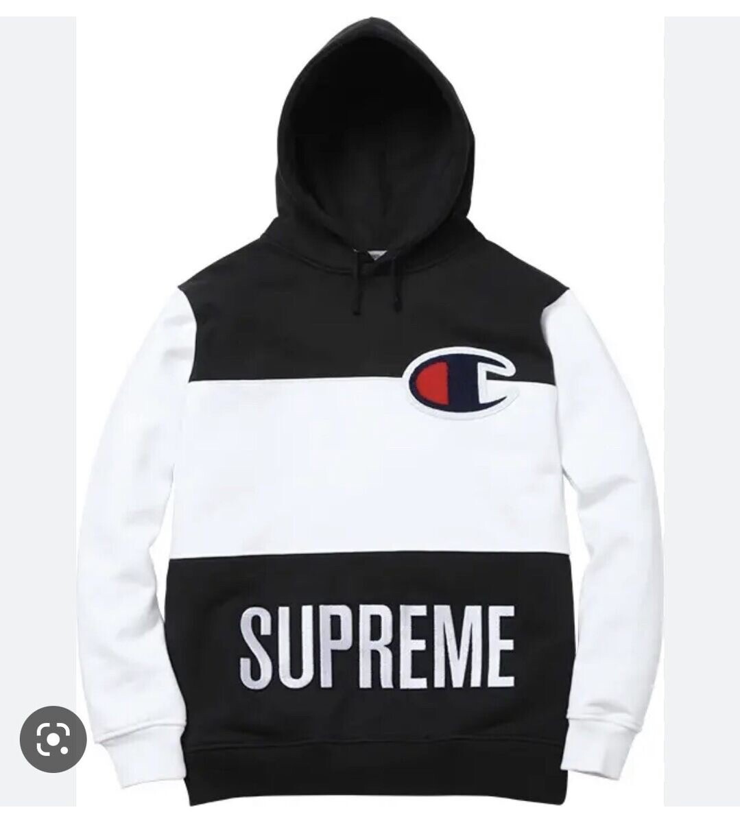 Supreme x Champion SS14 Black White Hoodie hooded sweatshirt Supreme x Champion SS14 Black White Hoodie hooded sweatshirt