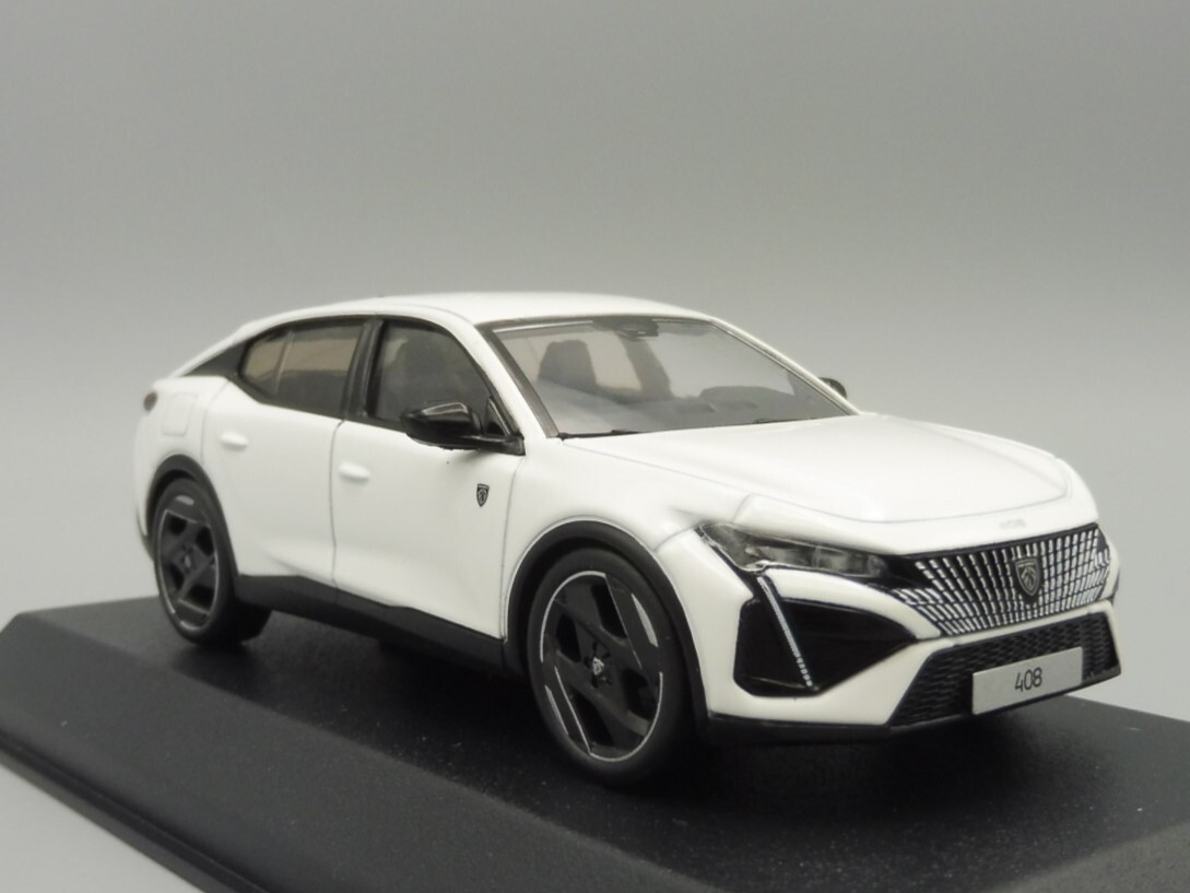 ノレブ 1/43 プジョー 408 ハイブリッド 2023 (パールホワイト) Norev 1/43 Peugeot 408 GT Hybrid 2023 Pearl White Finished
