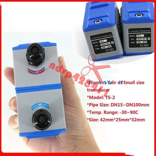 TUF-2000B Ultrasonic Flow Meter Liquid Flowmeter w/ TM-1 TS-2 Transducer - Picture 13 of 22