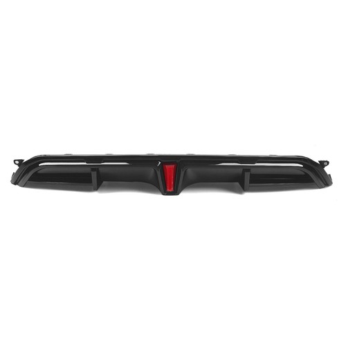 Car Rear Bumper Diffuser Lip For Honda Civic Hatchback 2022-24 With Light Black - Picture 7 of 24