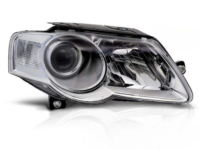 Phare droit chrome halogène pour Volkswagen Passat B6 3C 2005-2010